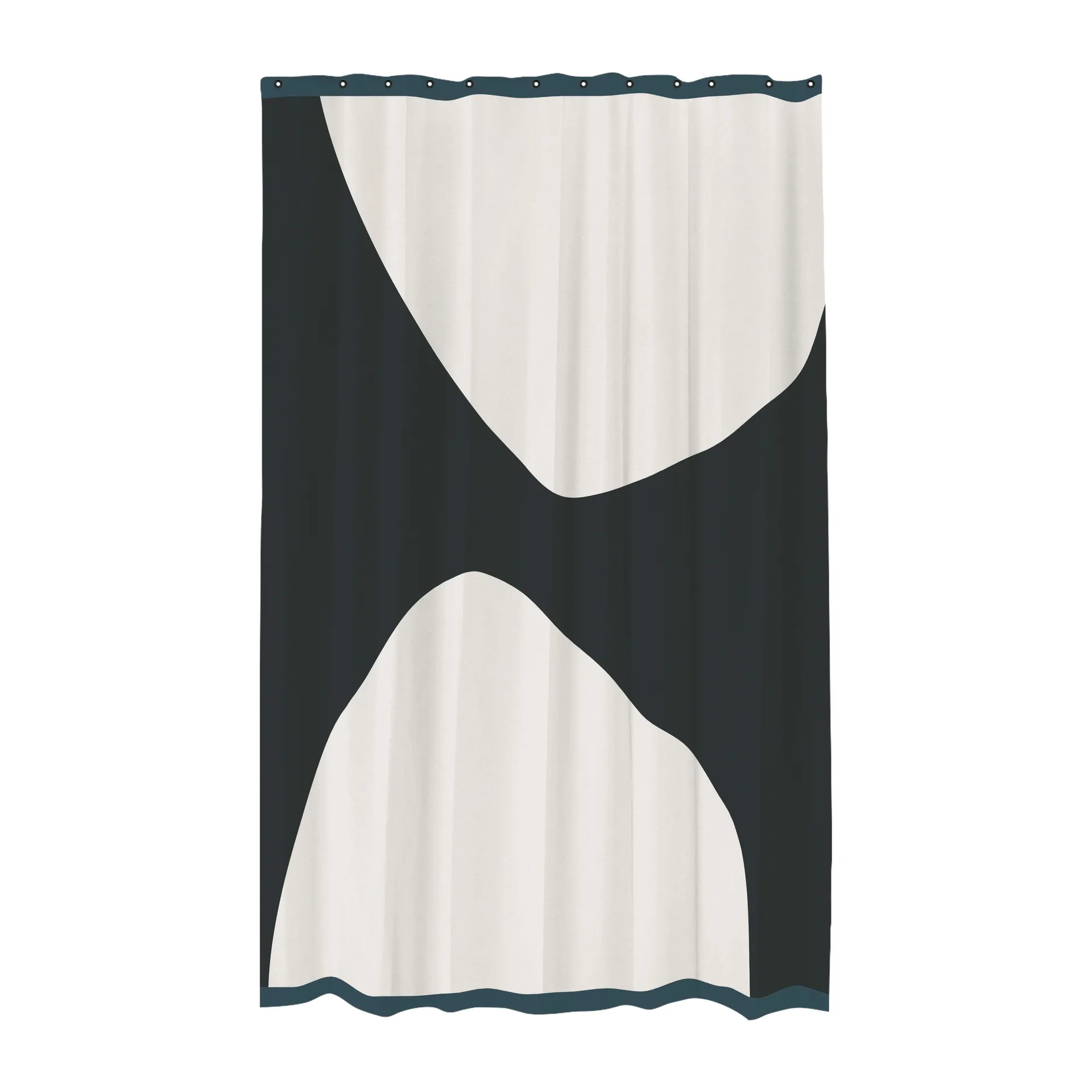 Rock duschdraperi 150x200 cm, Black Mette Ditmer