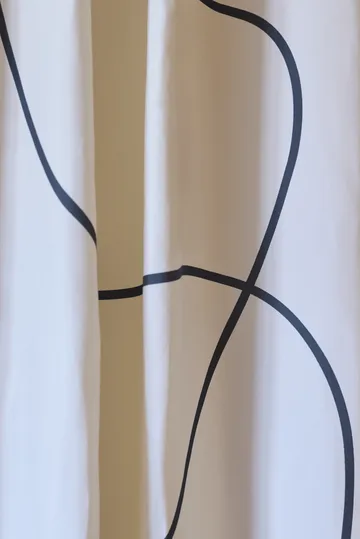 Shadow duschdraperi - Vit, 150x200 cm - Mette Ditmer