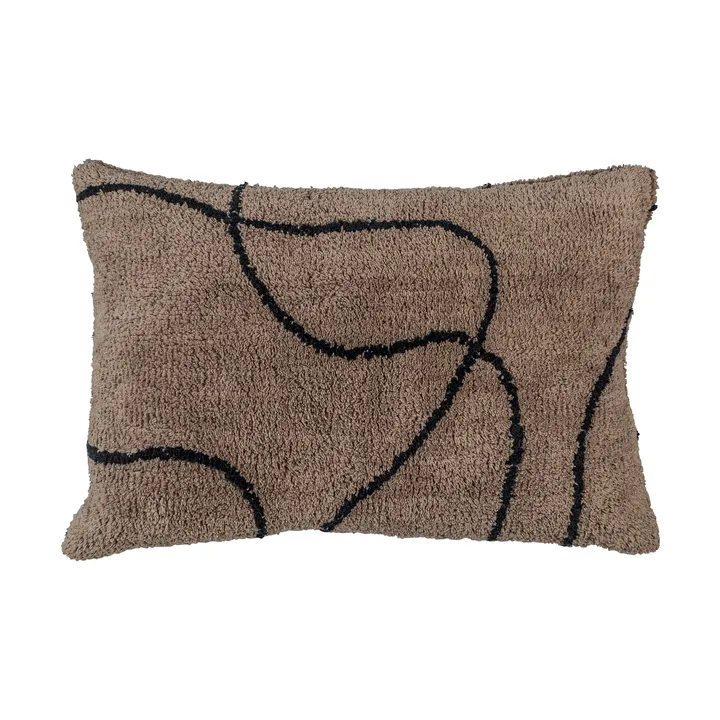 Shadow tuftat kuddfodral 40x60 cm - Brown - Mette Ditmer