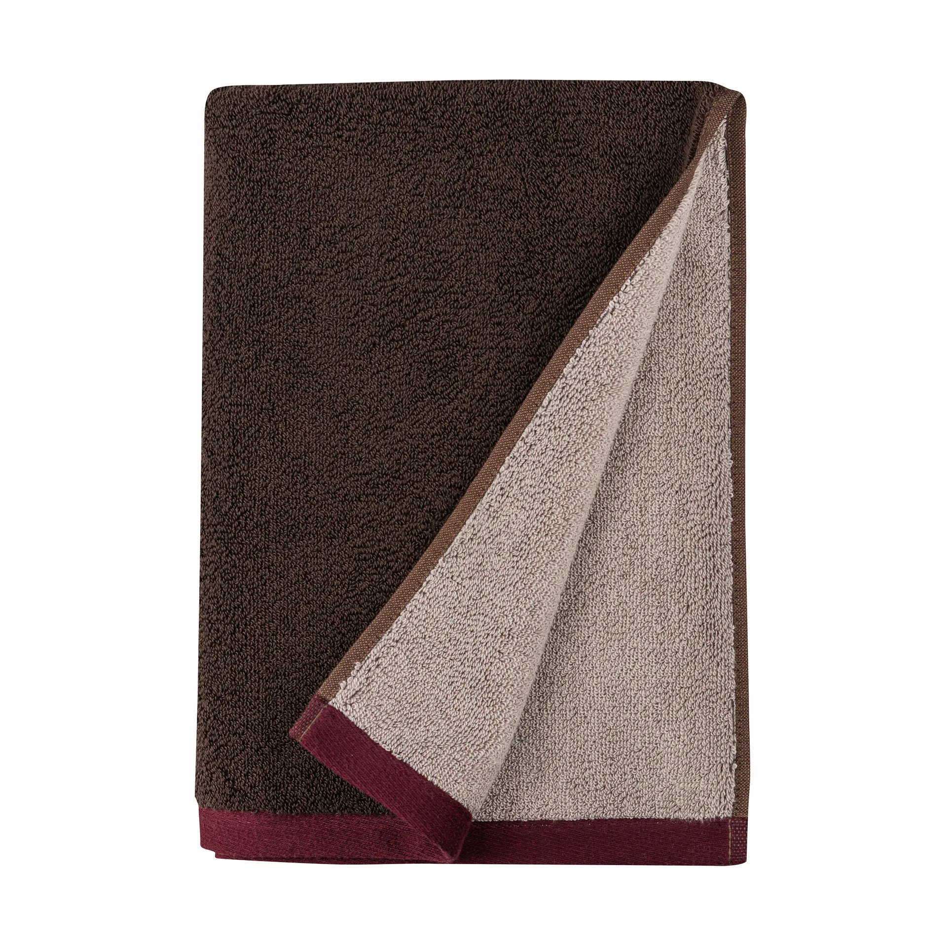 Soft handduk 50x90 cm, Brown-sand Mette Ditmer