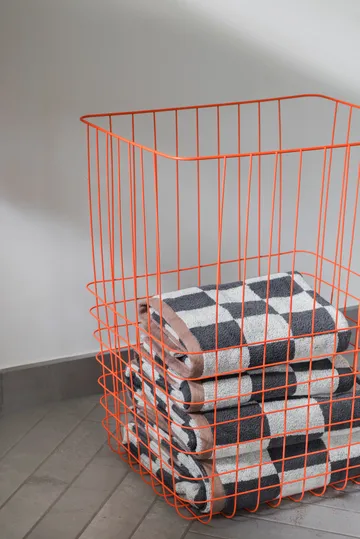 Store-it förvaringskorg med bomullspåse large - Orange - Mette Ditmer