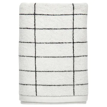 Tile Stone badhandduk 70x140 cm - Svart-off white - Mette Ditmer
