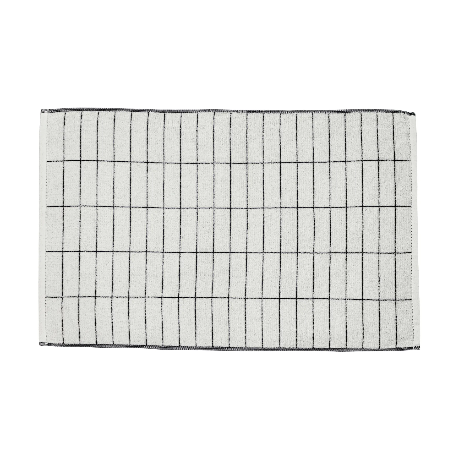 Tile Stone badrumsmatta 50x80 cm, Svart-off white Mette Ditmer