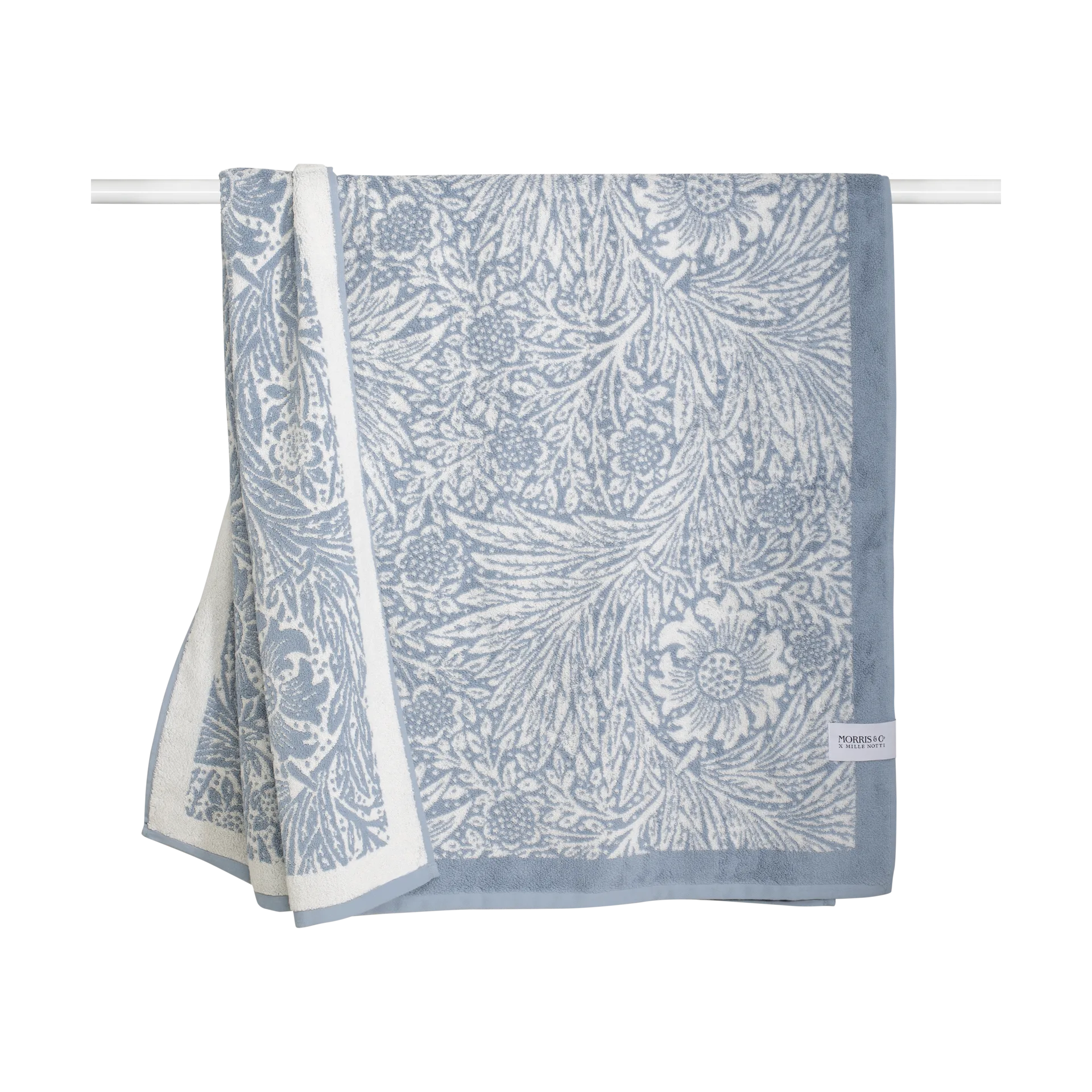 Morris & Co. Marigold Handduk EKO, Blå, 86x150 cm Mille Notti