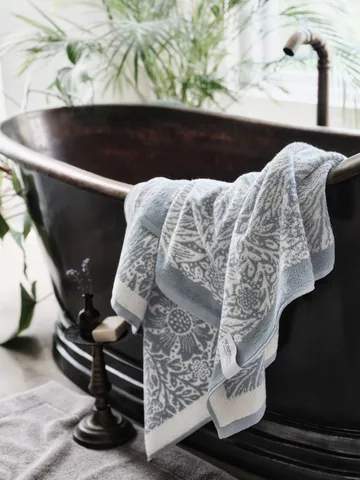 Morris & Co. Marigold Handduk EKO - Blå, 86x150 cm - Mille Notti