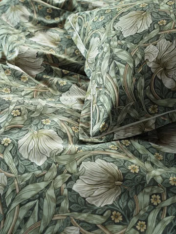 Pimpernel Påslakan - Grön, 220x220 cm - Mille Notti