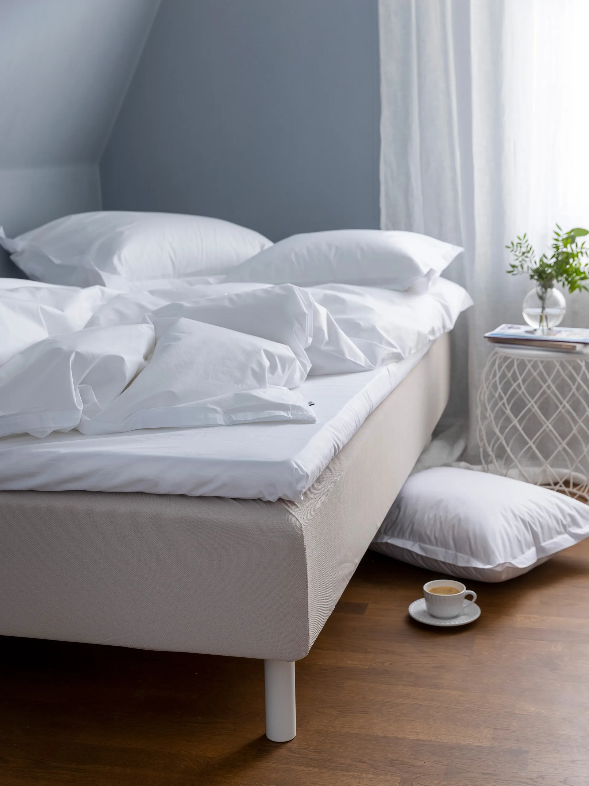 Pousada Percale Påslakan EKO, Vit, 150x210 cm Mille Notti