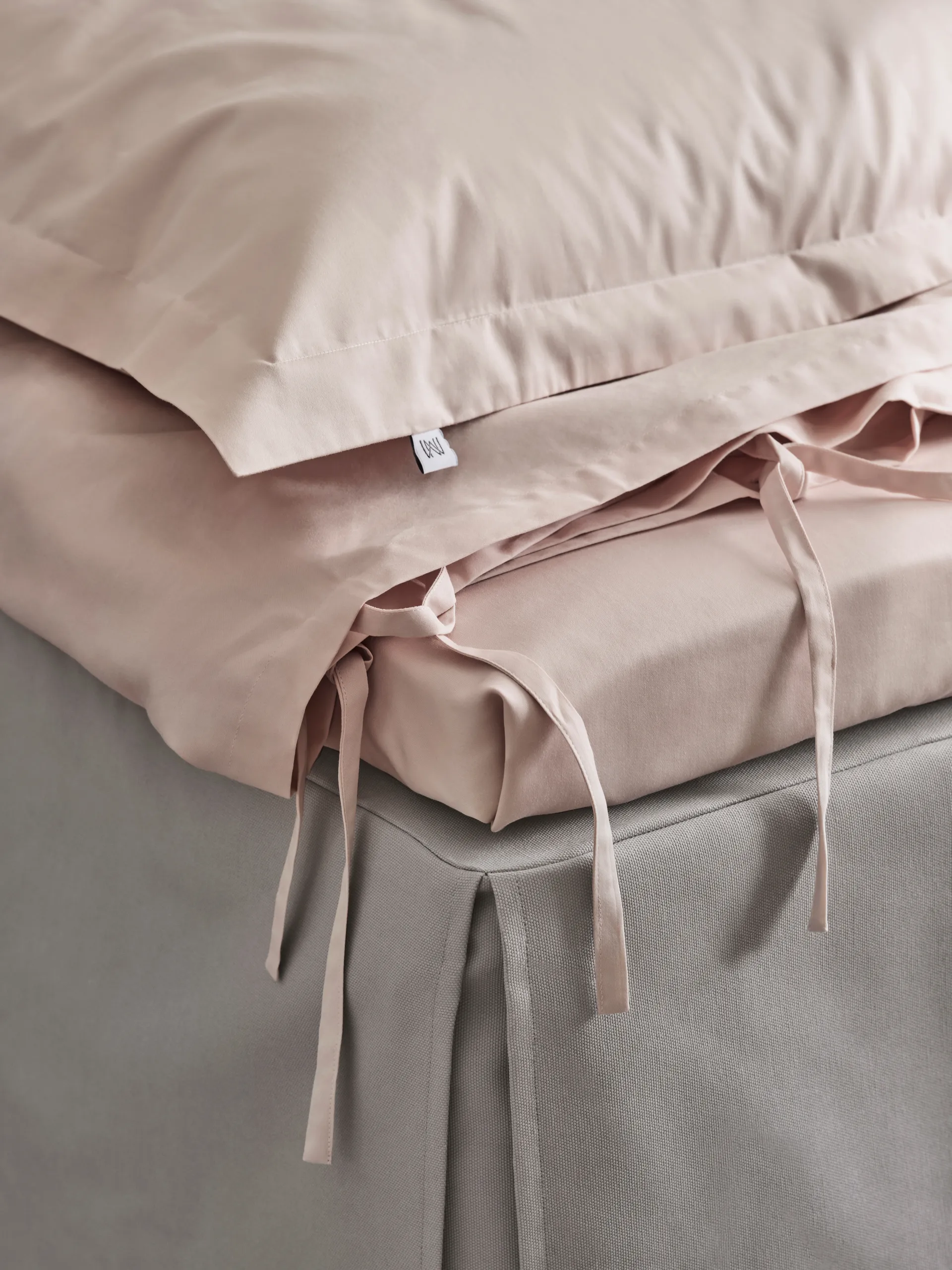 Satina Påslakan, Rosa, 150x210 cm Mille Notti