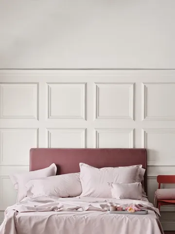 Satina Påslakan - Rosa, 150x210 cm - Mille Notti