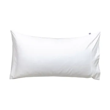 Satina plain örngott EKO - Vit, 50x90 cm - Mille Notti