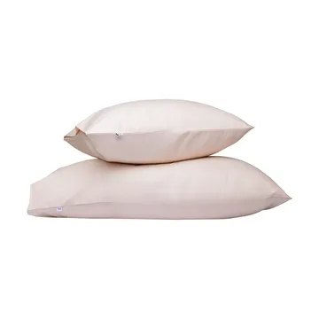 Satina plain örngott - Rosa, 50x60 cm - Mille Notti