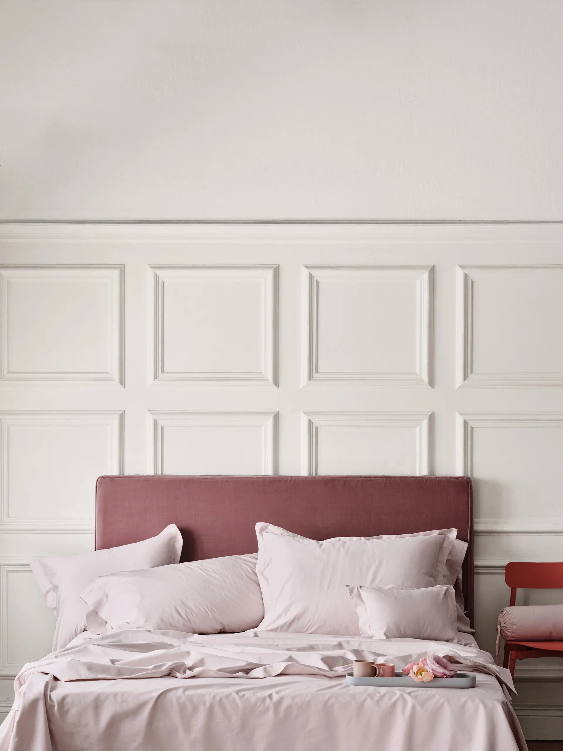 Satina plain örngott, Rosa, 50x60 cm Mille Notti