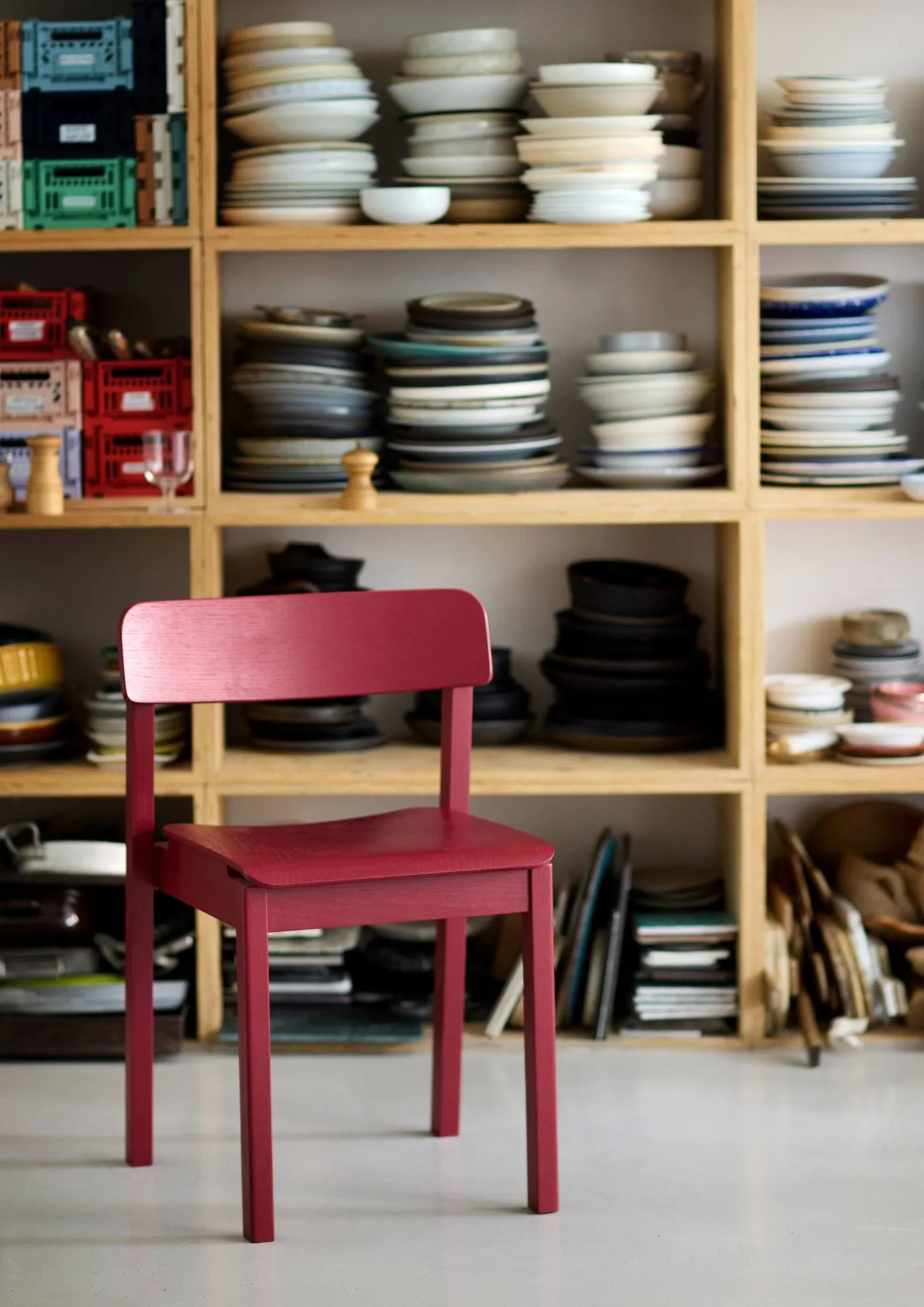 Everyday Chair stol, Purple red MOEBE