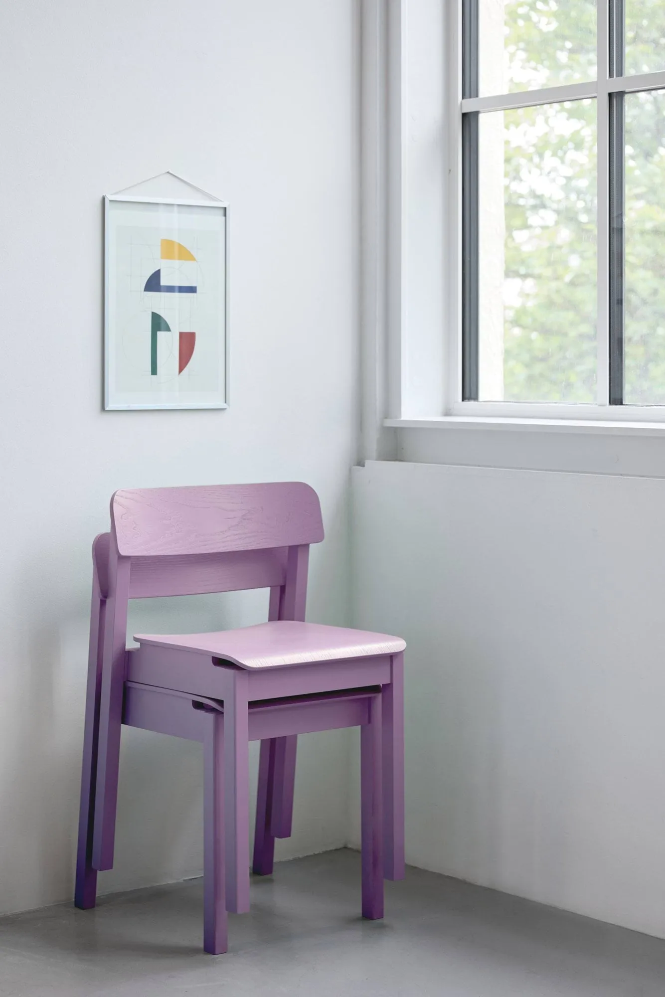 Everyday Chair stol, Soft lavender MOEBE