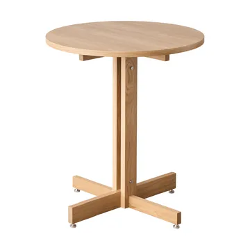 KUMU cafébord - Oljad ek, Ø65 cm - MOEBE