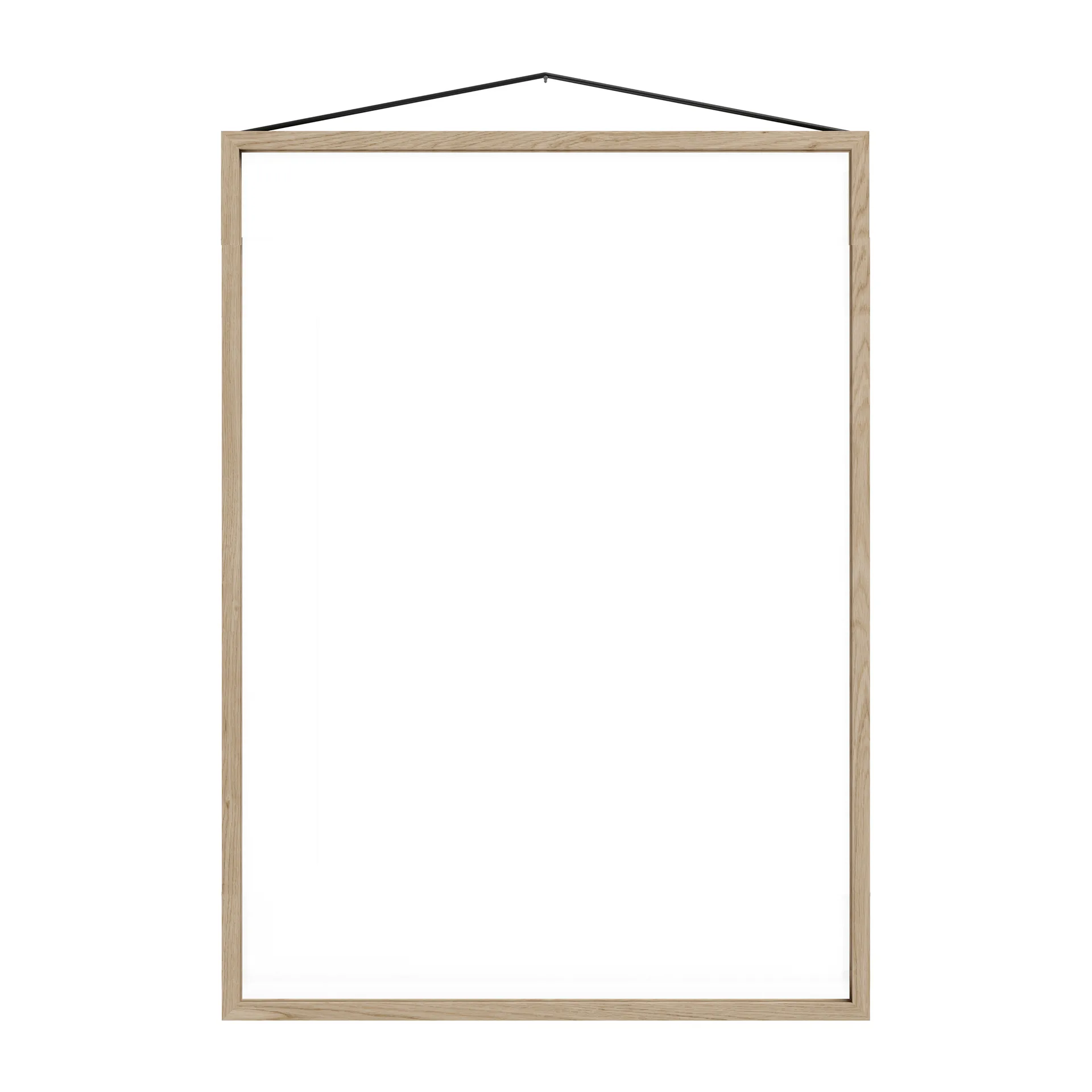 Moebe ekram 50x70 cm, Transparent, Wood, Black MOEBE