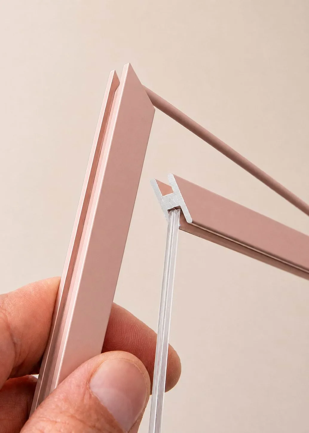 Moebe ram A4 22,6x31,3 cm, Blush pink MOEBE