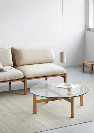 Moebe Round soffbord Ø88 cm - Ek - MOEBE