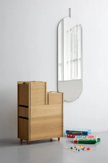 Moebe storage box - Oljad ek-rostfritt stål, small, 16,5x30x31 cm - MOEBE