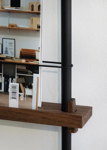 Moebe tidningsställ - Smoked oak-black - MOEBE