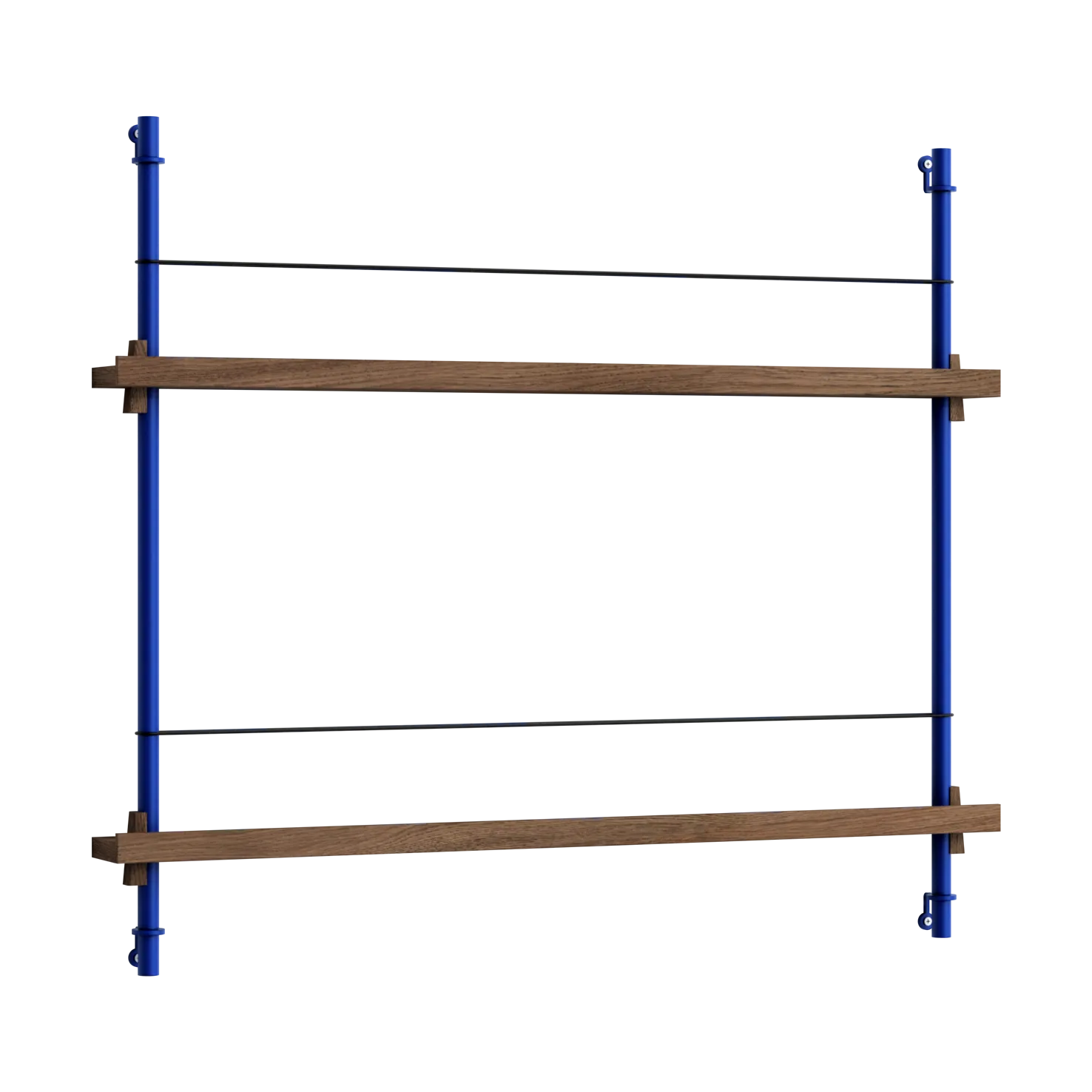 Moebe tidningsställ, Smoked oak-blue MOEBE