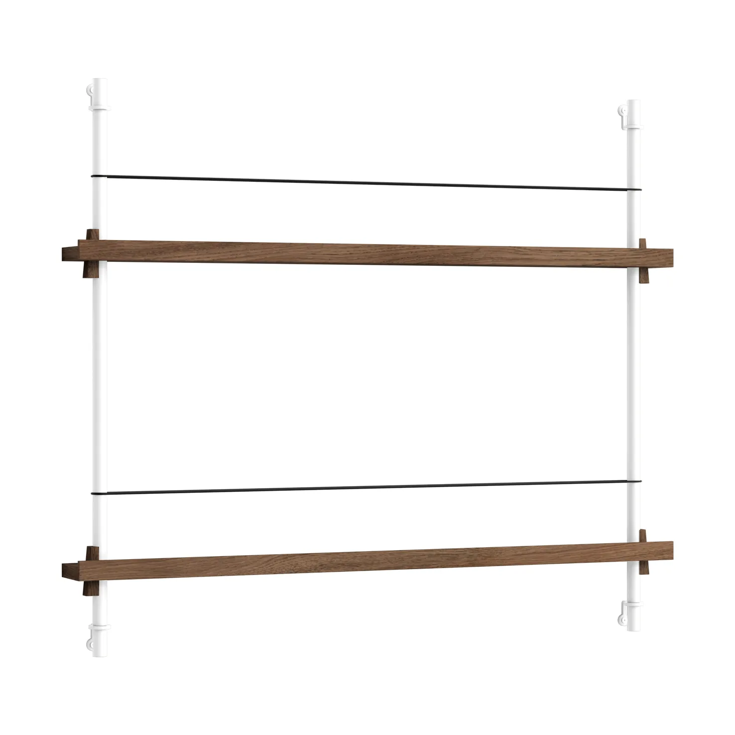 Moebe tidningsställ, Smoked oak-white MOEBE