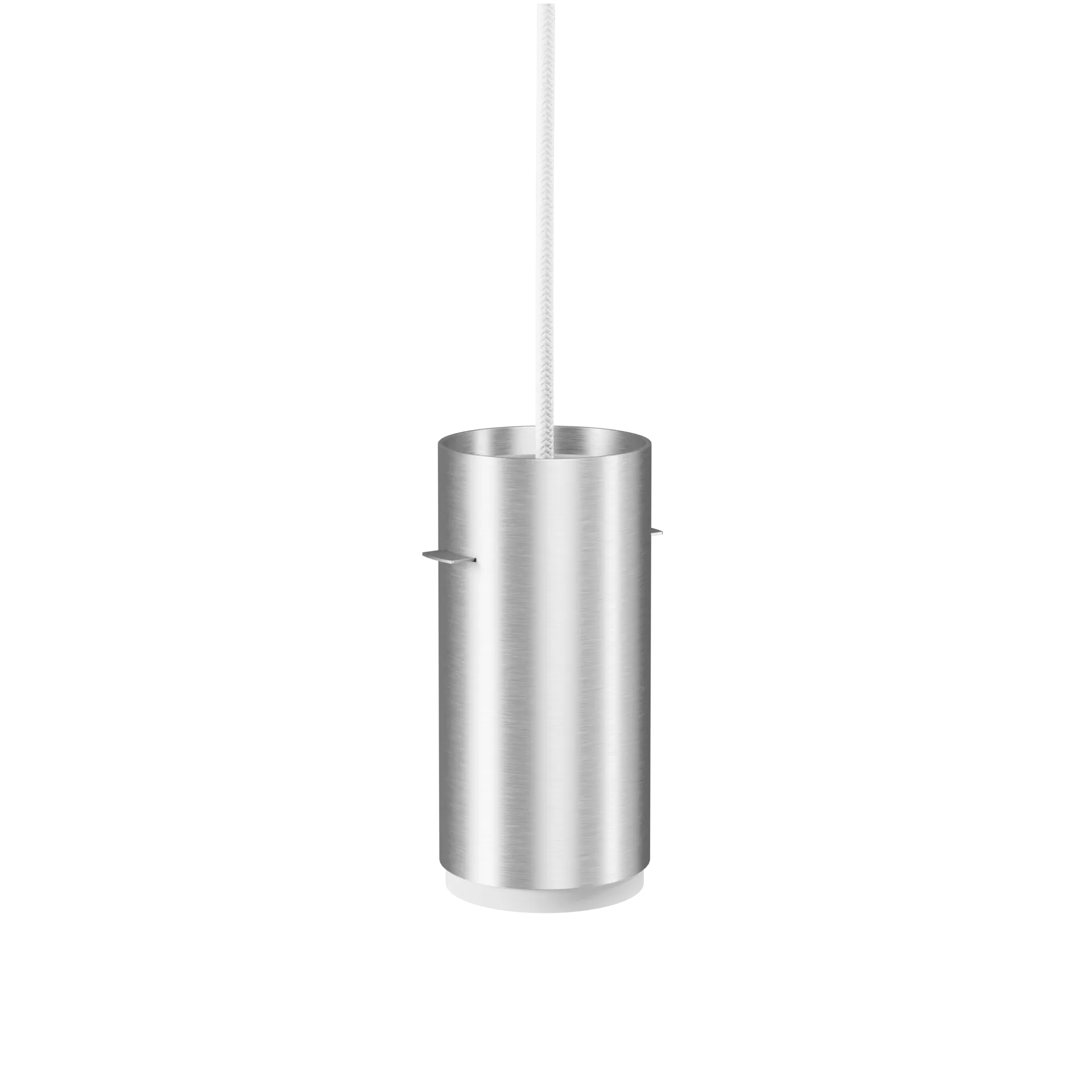 Moebe Tube pendel small Ø8 cm, Borstad aluminium MOEBE