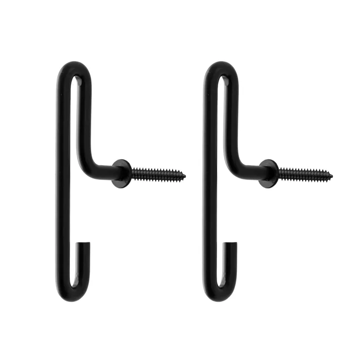Moebe väggkrok small 2-pack - Svart - MOEBE
