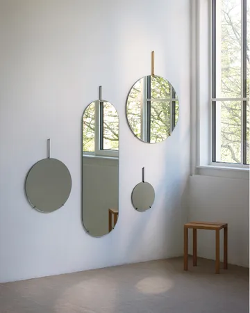 Moebe väggspegel Ø70 cm - Stainless steel - MOEBE