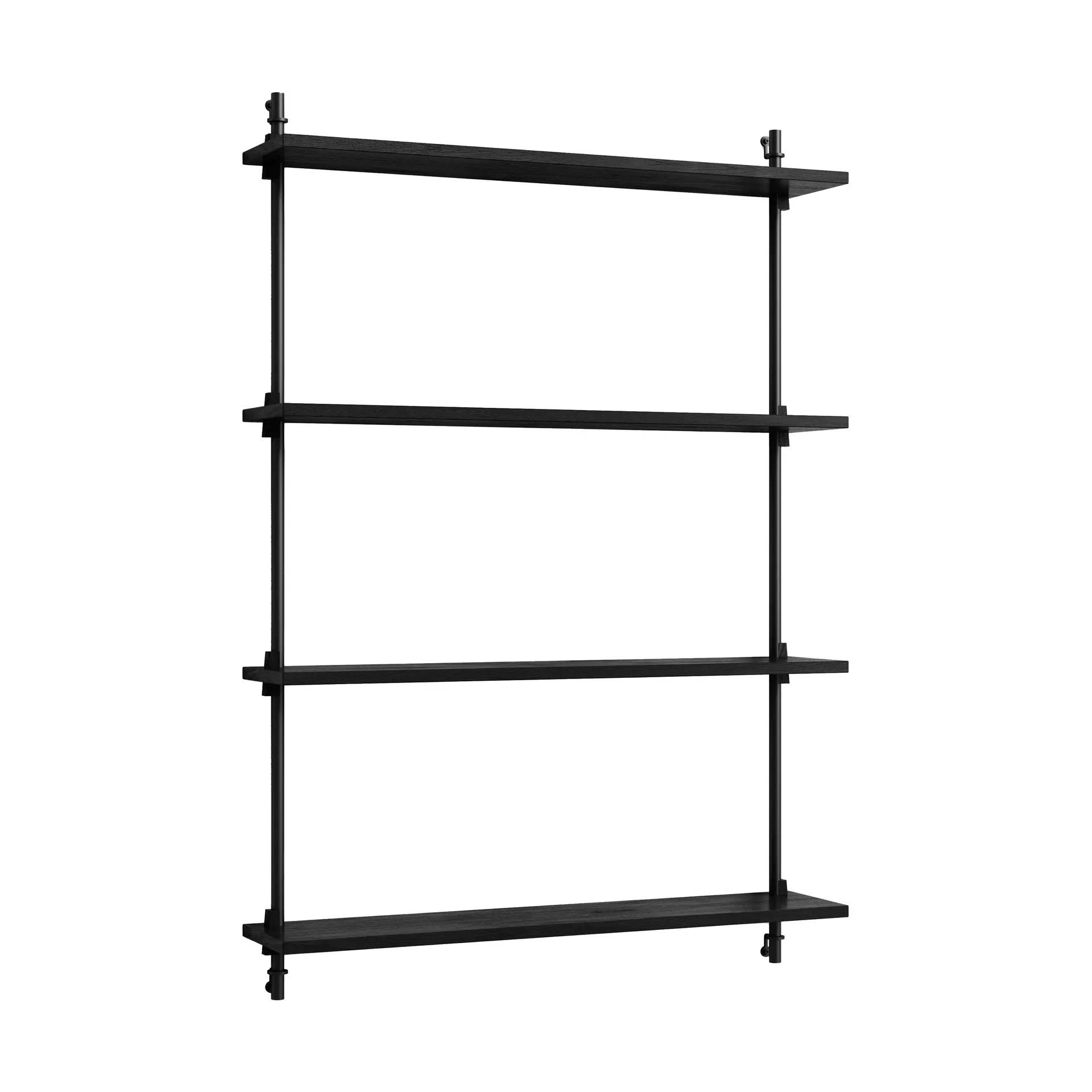 Moebe wall shelving ws.115.1, Svart MOEBE