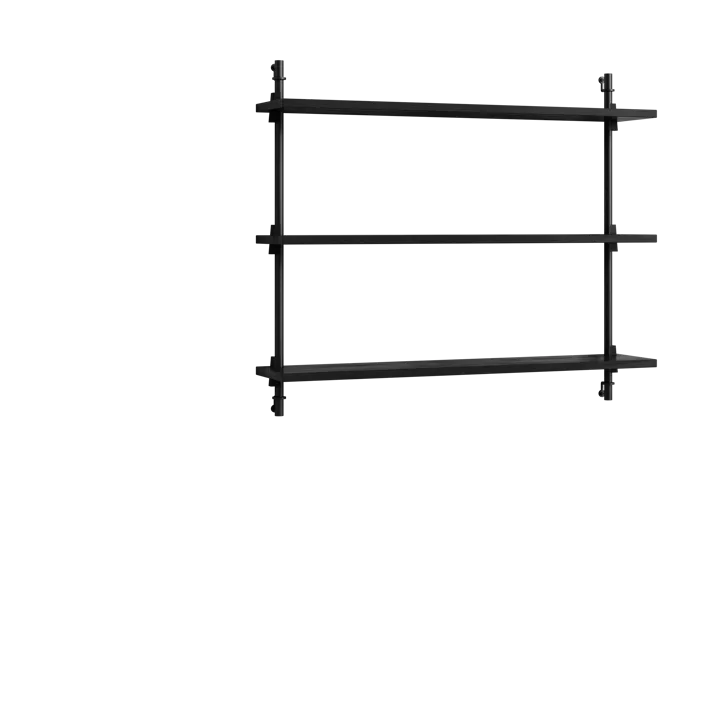 Moebe wall shelving ws.65.1 - Svart - MOEBE