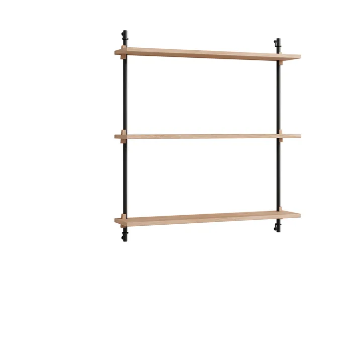 Moebe wall shelving ws.85.1 - Ek-svart - MOEBE