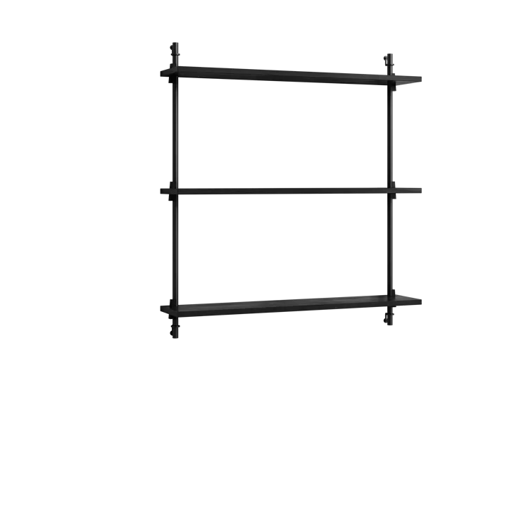 Moebe wall shelving ws.85.1 - Svart - MOEBE