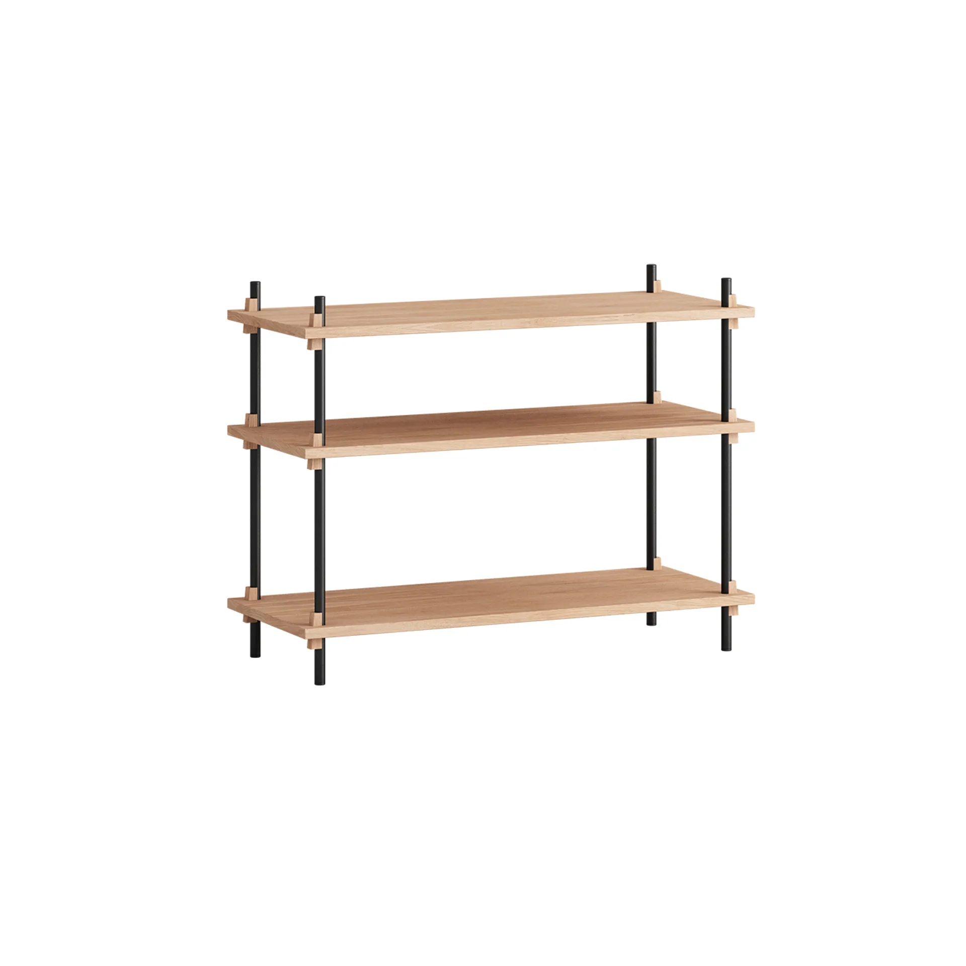 Shelving System classic hylla, Ek-black, 86x65x35 cm, S.65.1.A MOEBE