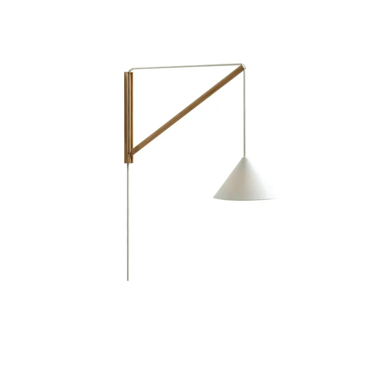 Suspended Wall Lamp vägglampa - Ek-vit - MOEBE