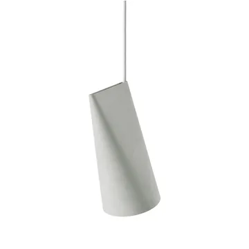 Taklampa keramik 11,2x22 cm - Light Grey - MOEBE