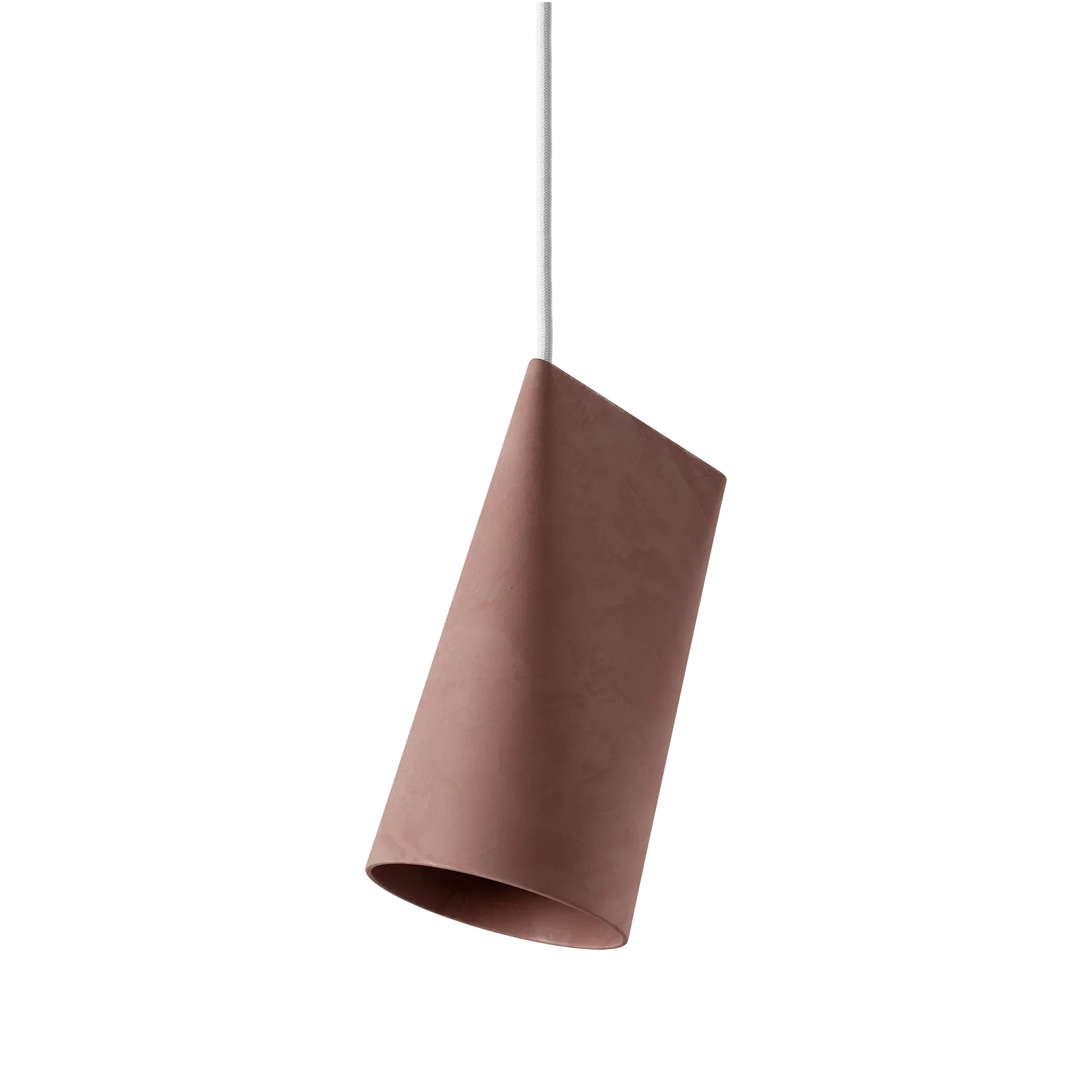 Taklampa keramik 11,2x22 cm, Terra Cotta, Wood MOEBE