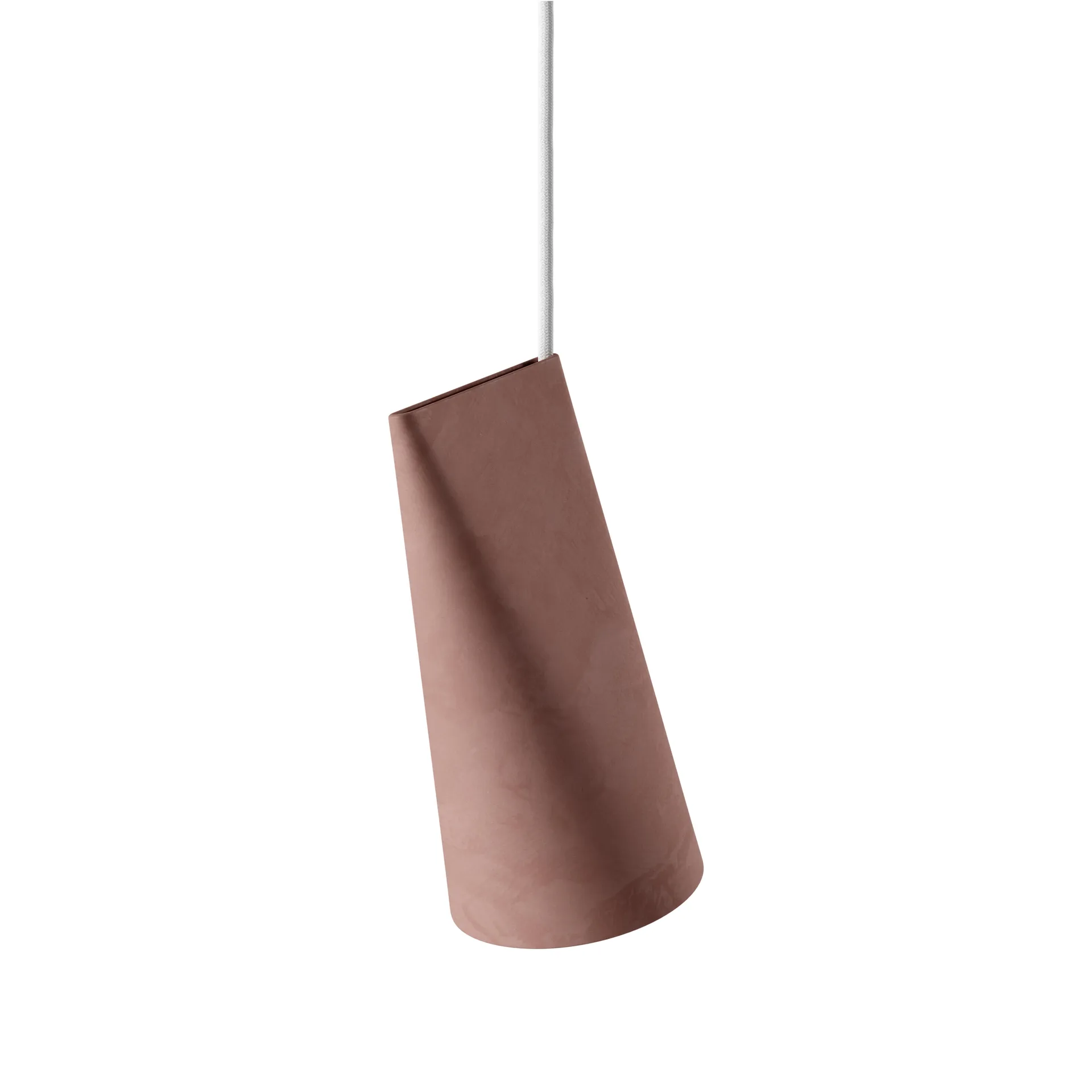 Taklampa keramik 11,2x22 cm, Terra Cotta, Wood MOEBE