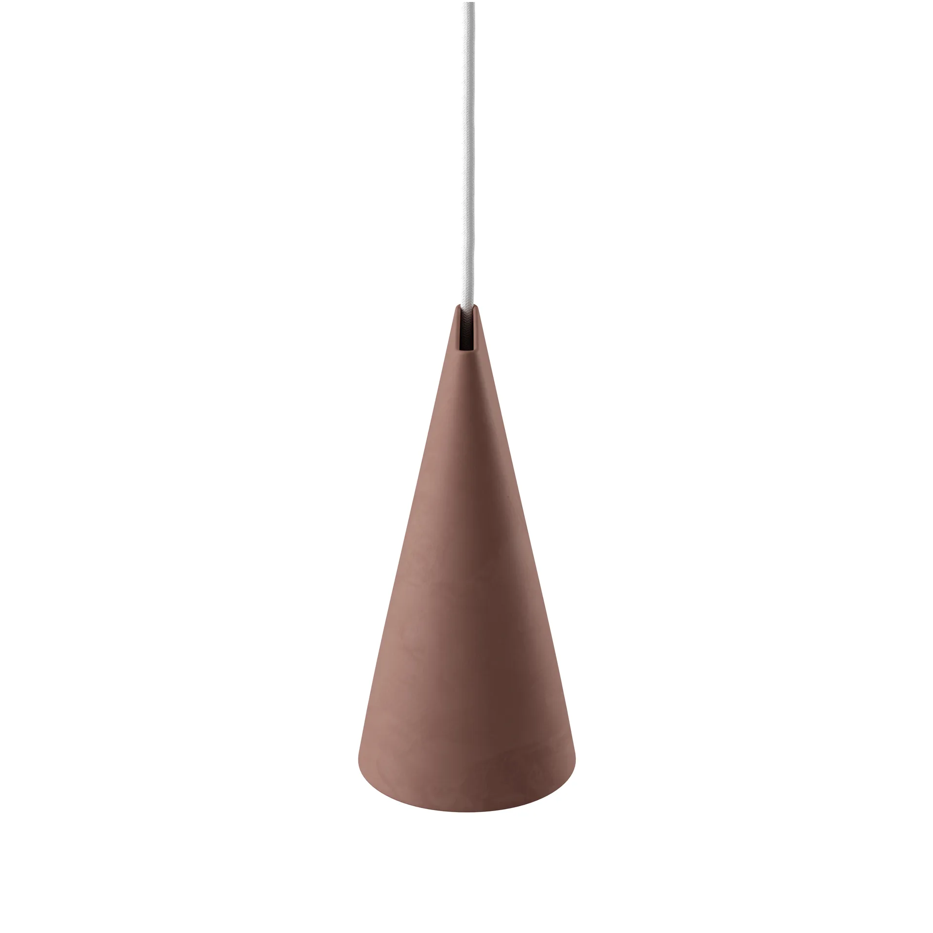 Taklampa keramik 11,2x22 cm, Terra Cotta, Wood MOEBE
