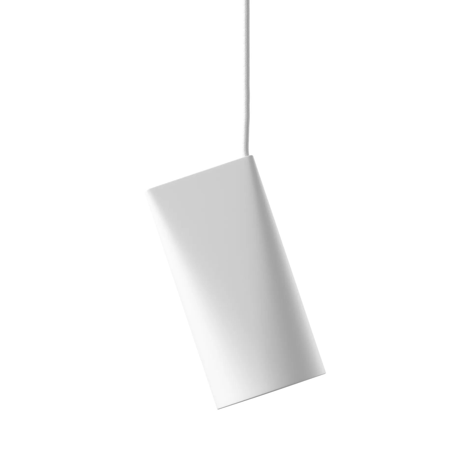 Taklampa keramik 11,2x22 cm, White MOEBE