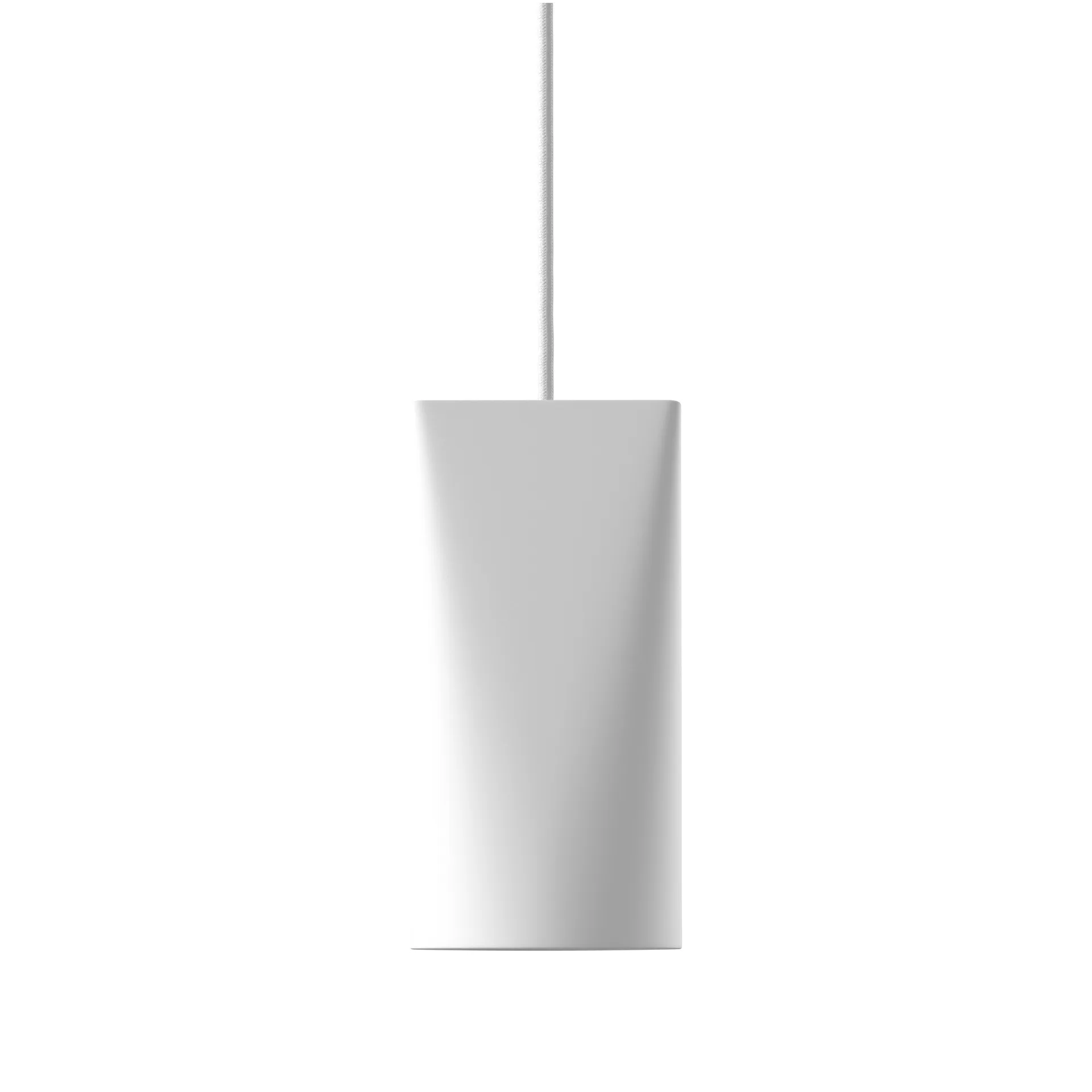 Taklampa keramik 11,2x22 cm, White MOEBE