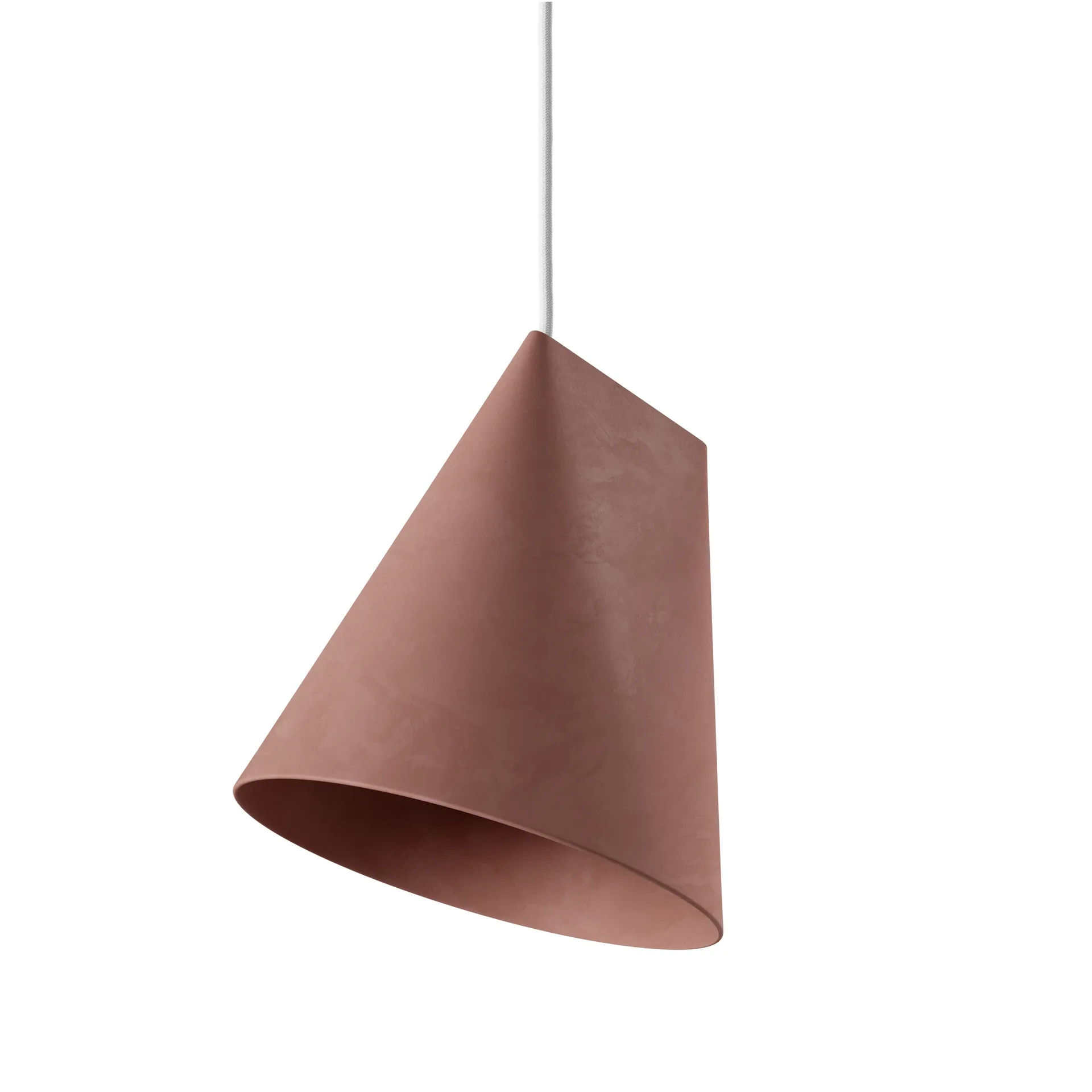 Taklampa keramik 23x23,5 cm, Terra Cotta, Wood MOEBE