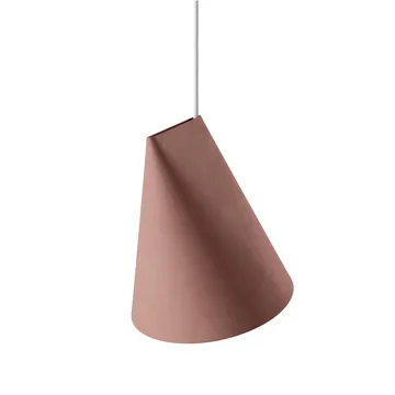 Taklampa keramik 23x23,5 cm - Terra Cotta, Wood - MOEBE