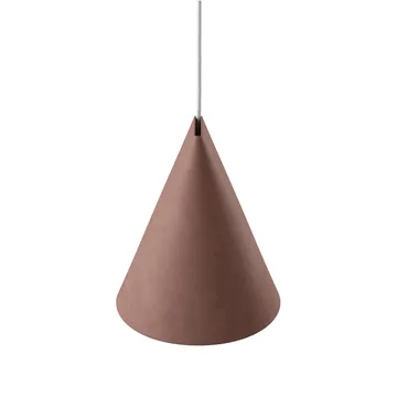 Taklampa keramik 23x23,5 cm - Terra Cotta, Wood - MOEBE