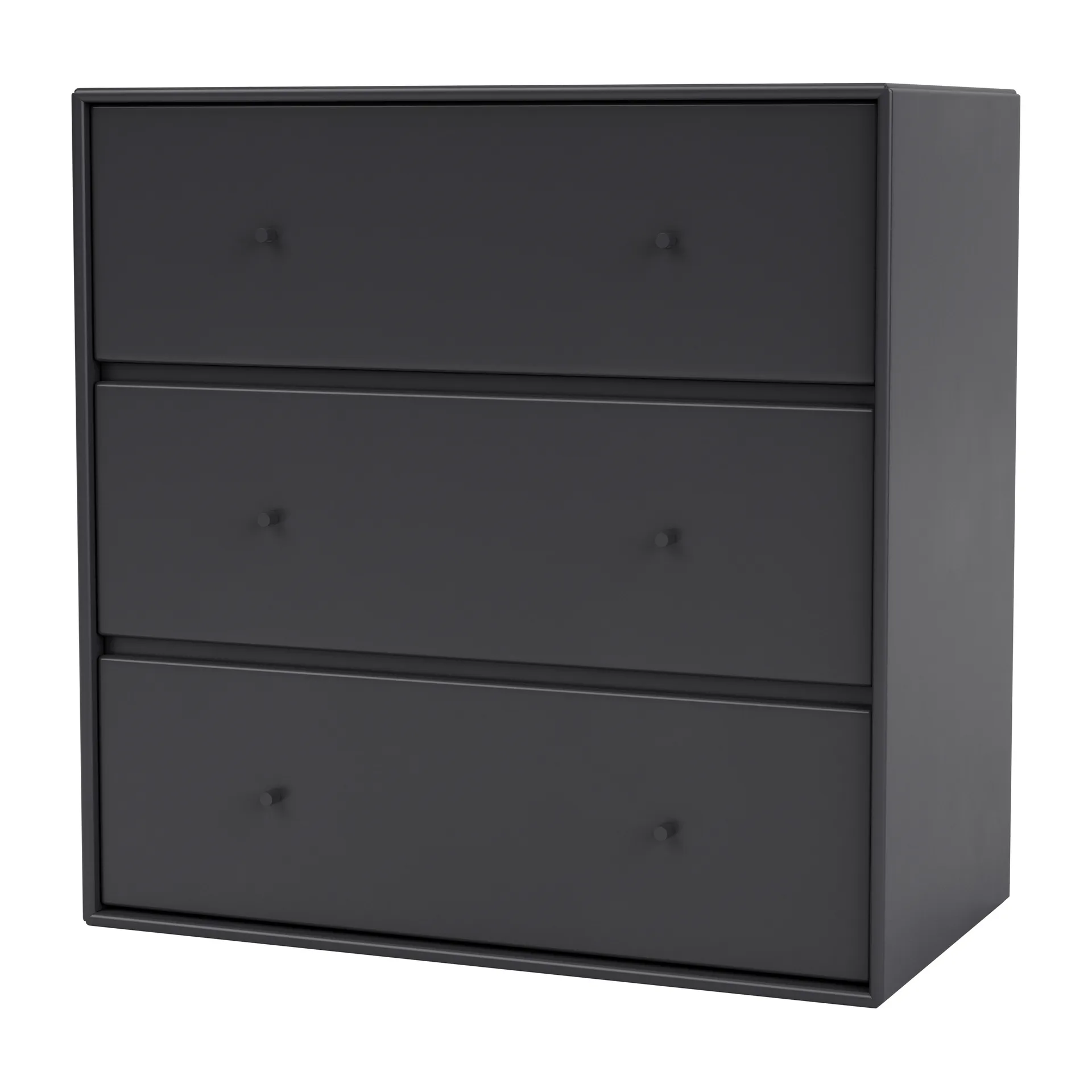 CARRY byrå 3 lådor, Anthracite Montana
