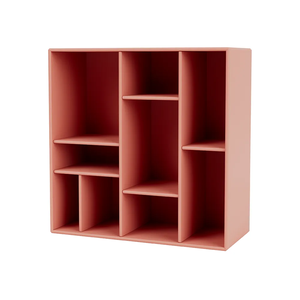 COMPILE dekorativ hylla 69,6x69,6 cm, Rhubarb 151 Montana