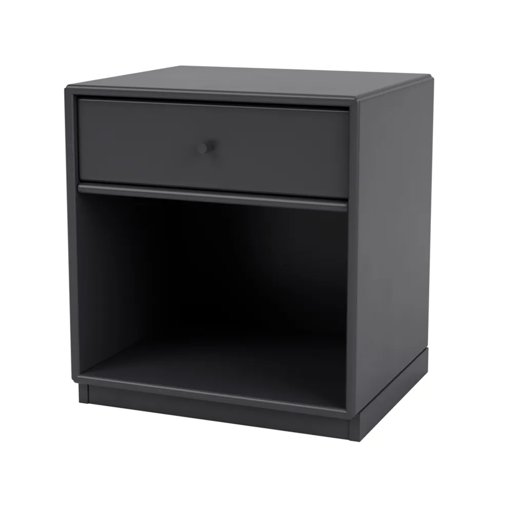 Dream sängbord, anthracite 04, sockel 3cm Montana