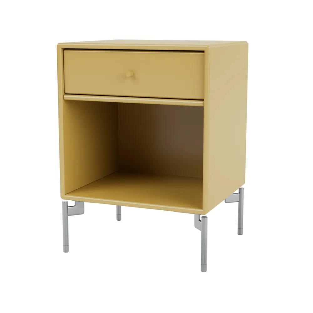 Dream sängbord, cumin 157, kromben Montana