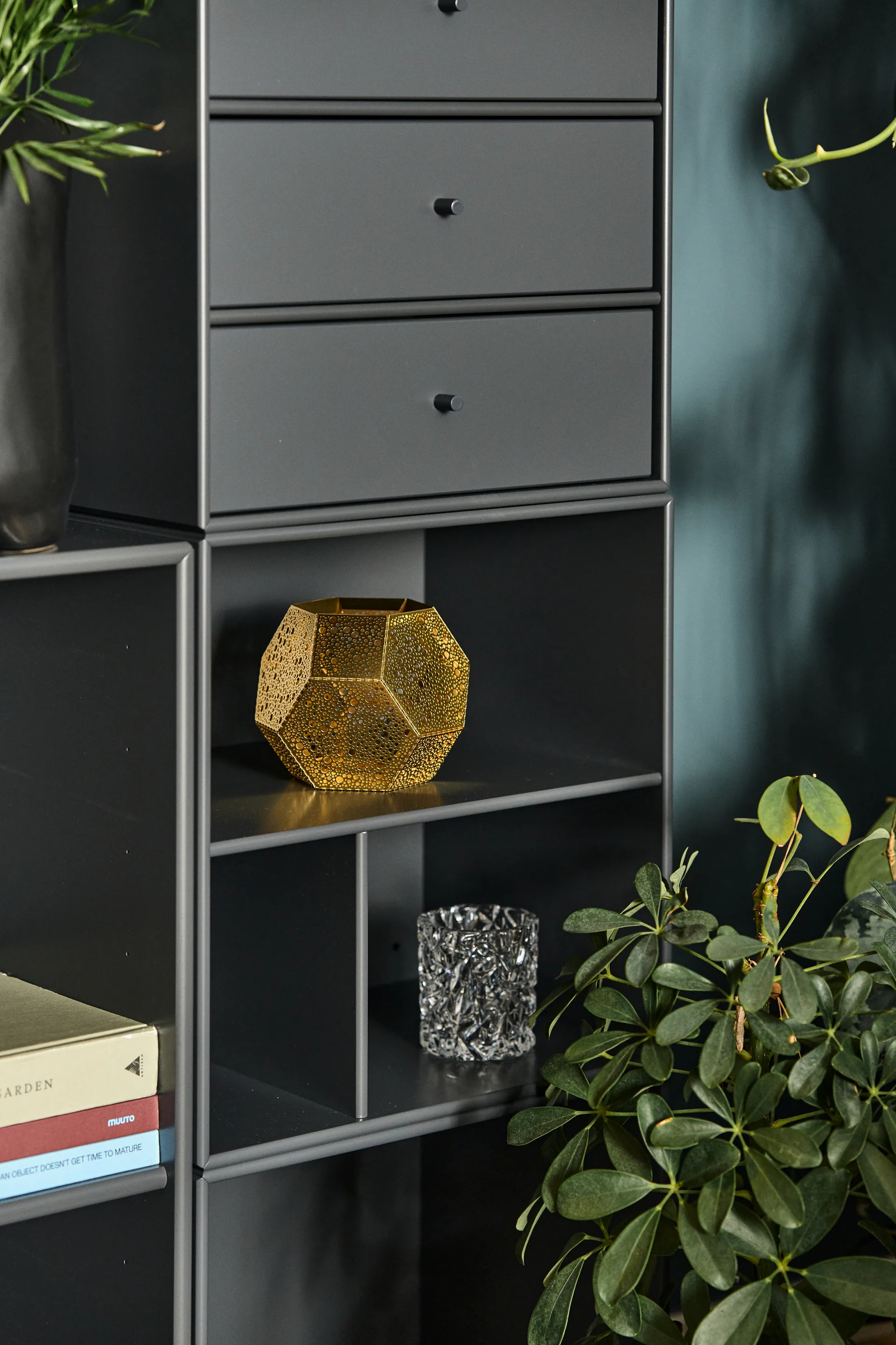 Montana Mini 1007 hylla 35x35 cm, Anthracite Montana