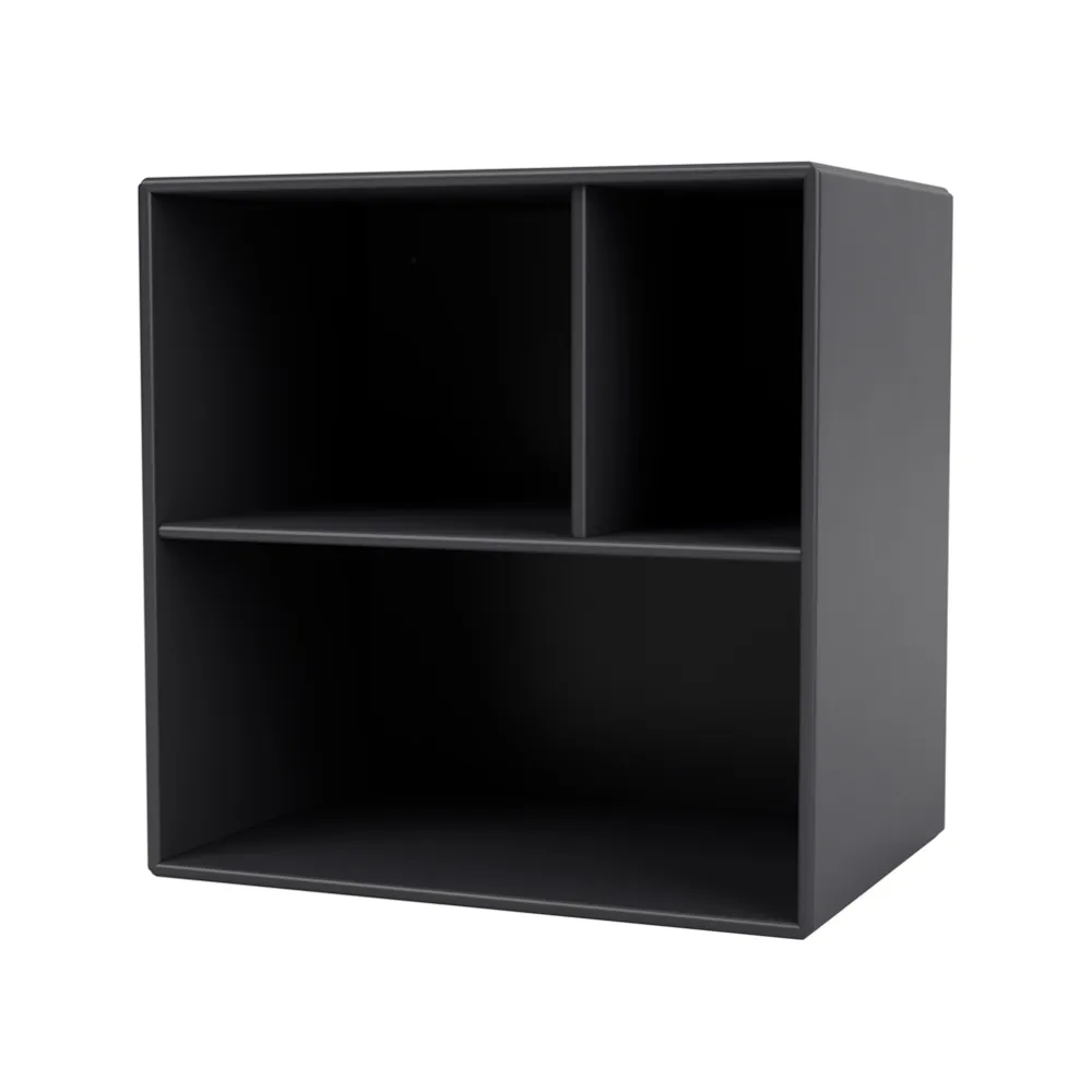 Montana Mini 1302 hyllmodul, anthracite 04, med hyllor Montana